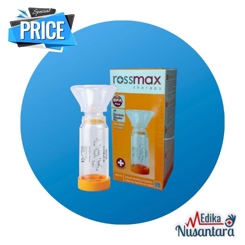 Rossmax Aerospacer Aerochamber AS-175 Respiratory Corong Asma Aero Spacer Chamber AS175