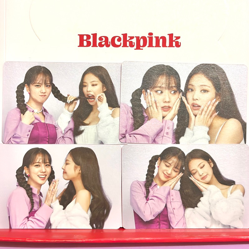 Blackpink welcoming collection 2022 Photocard set jisoo lisa rose jennie POB benefit