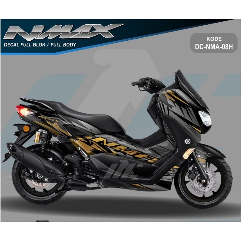 STICKER DECAL NMAX 2020 2021 2022 NEW - STIKER FULL BLOK NMAX 2020 2021 2022 - STIKER NMAX FULL BODY