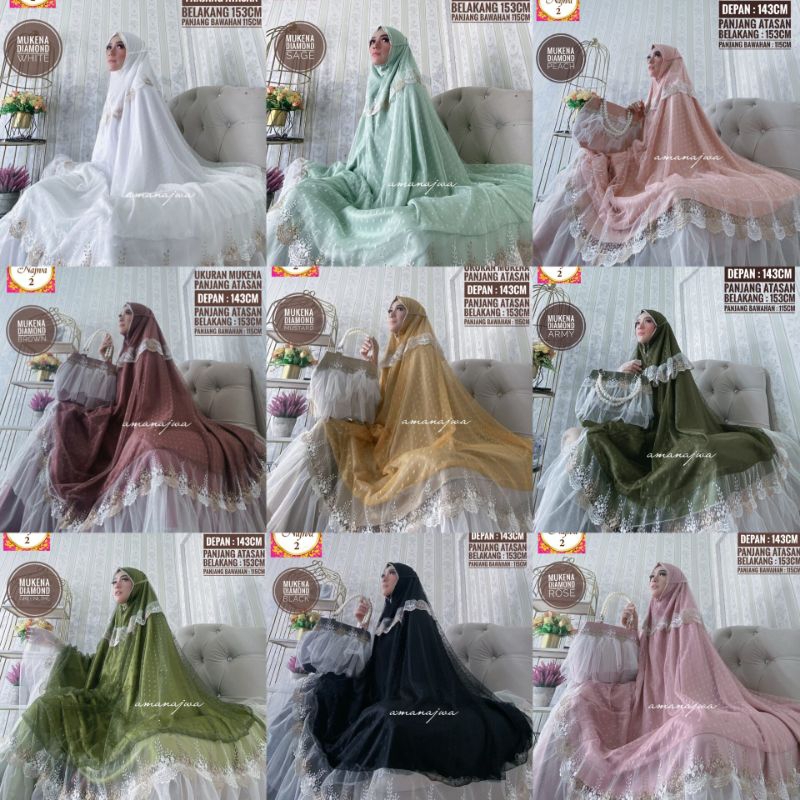 Mukena Diamond Mukena Mewah Mukena Dotty Mukena Tas Mutiara