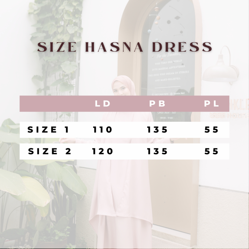 HASNA DRESS (FREE ELIAH HIJAB) - ODELIA HIJAB