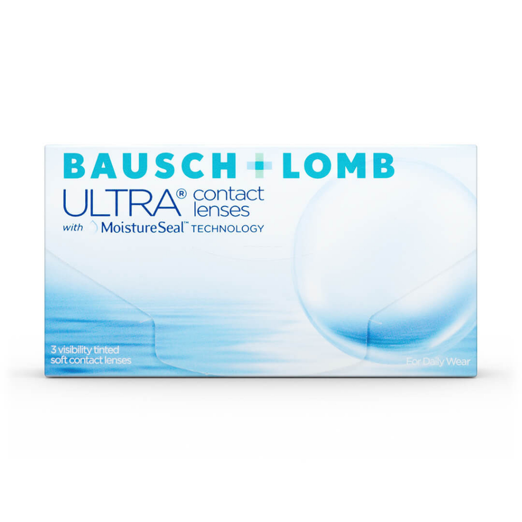 Bausch+Lomb Ultra 3 pasang Monthly with MoistureSeal softlens bening