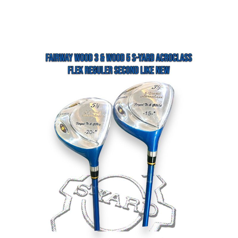 Stick Golf Wood 3 dan Wood 5 S-Yard Acroclass - Fairway Wood Golf Second