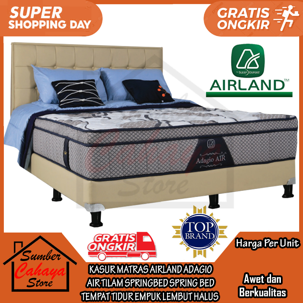 [Kargo] KASUR MATRAS AIRLAND ADAGIO AIR SPRINGBED SPRING BED TEMPAT ALAS TIDUR TILAM EMPUK LEMBUT MA
