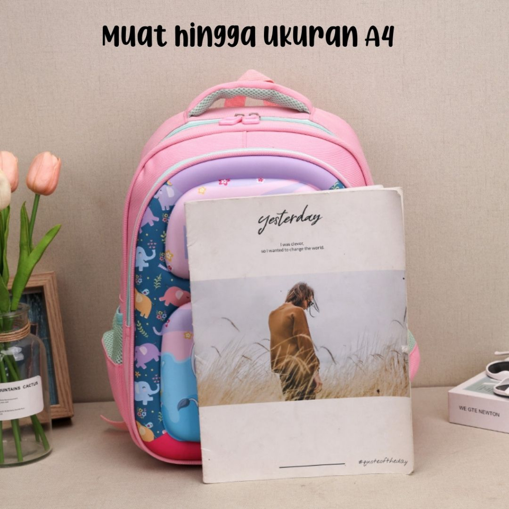 [MONA] Tas Ransel Anak Sekolah Karakter imut dan Lucu Cakep Kualitas Import Premium -M0232