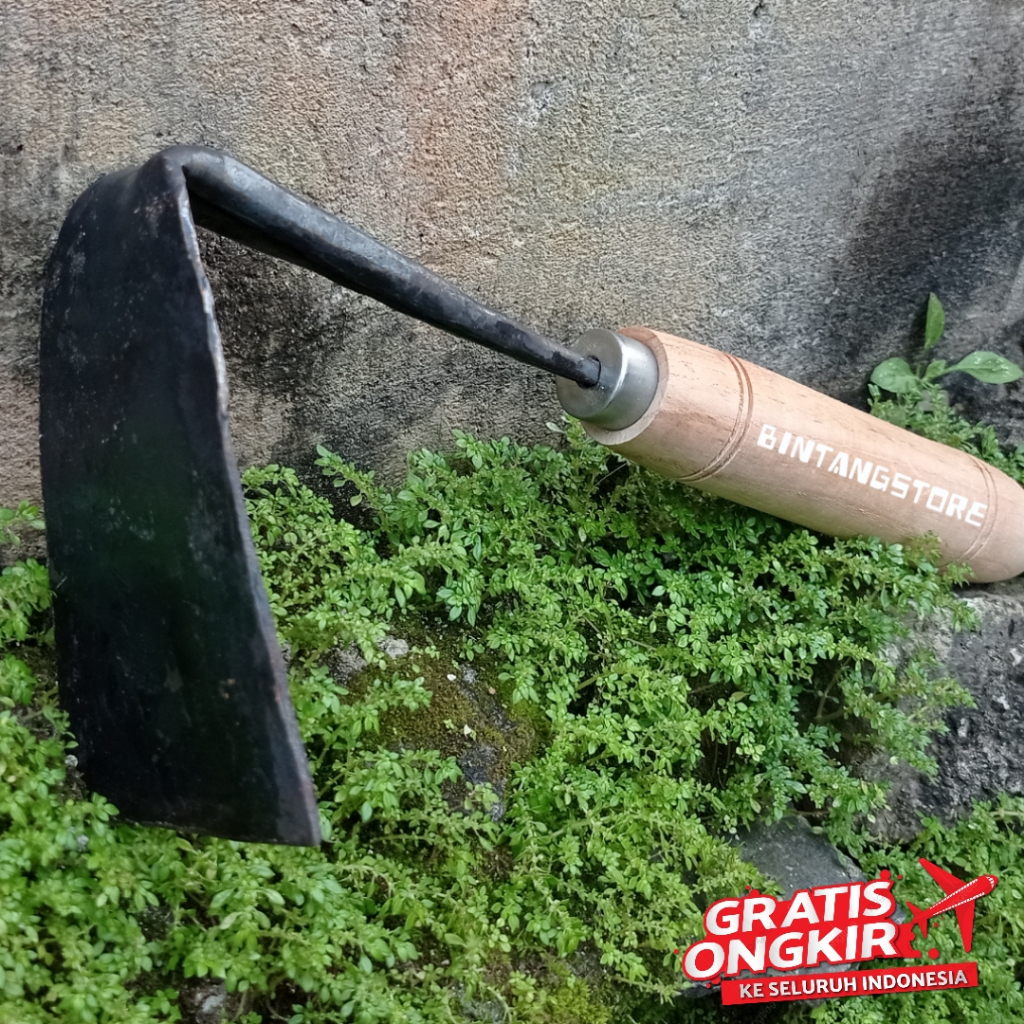 Cangkul kecil baja asli murah-koret rumput terlaris serbaguna