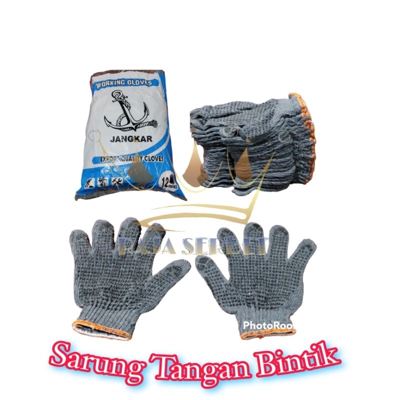 sarung tangan bintik Per 1 Lusin /12 pasang / 24 Pc