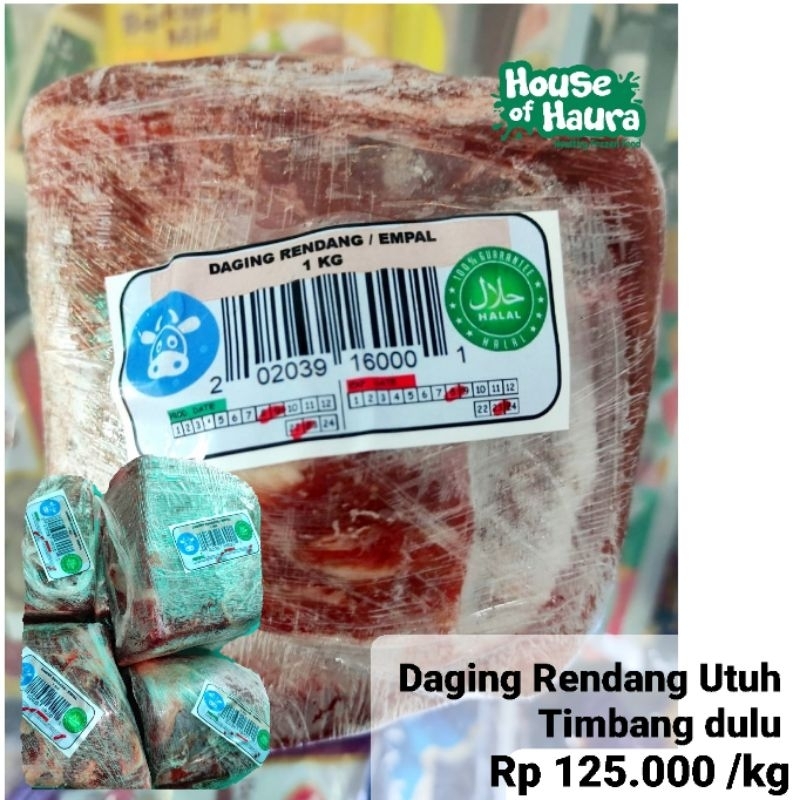 

Rendang Sapi utuh perkg