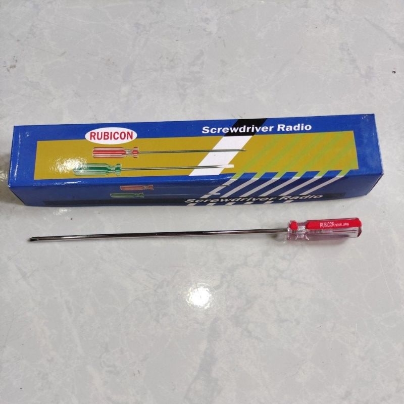 RUBICON Obeng radio 8&quot;x4mm (+) / RUBICON Obeng kurus 8&quot;x4mm (+)