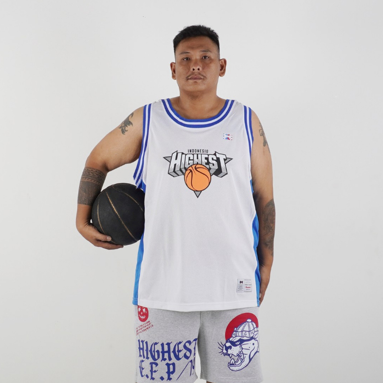 HIGHEST Jersey Basket Pria Bigsize Kaos Singlet Olahraga Ukuran Jumbo Besar - HJS3