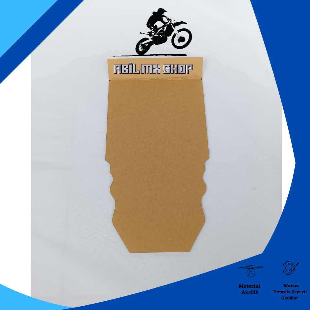 MUDFLAP AKRILIK SONIC MIKA AKRILIK PELINDUNG SHOCK BELAKANG SONIC