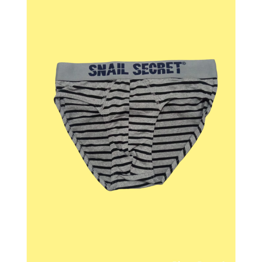 CD 2 Pcs SNAIL SECRET T8878 SEGITIGA Celana dalam pria coton sintetis nyaman adem