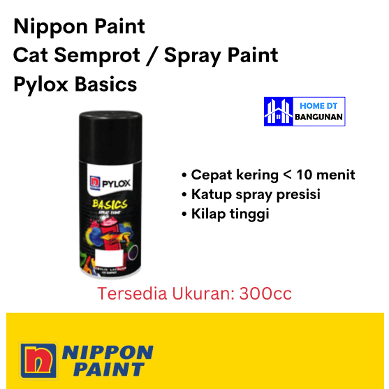 Cat Semprot / Spray Paint Pylox Basics Nippon Paint PILOX BASICS