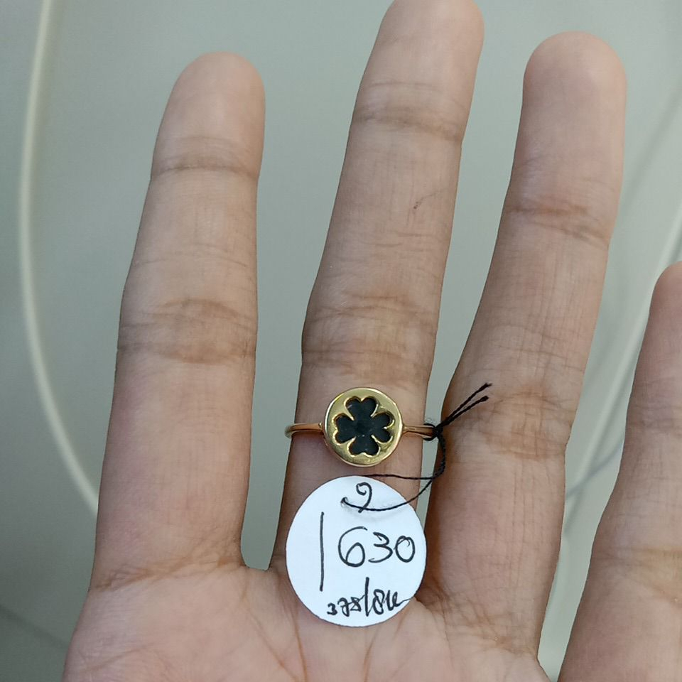 Cincin Solitaire Variasi Permata Emas Kuning Asli Kadar 8K/375 toko emas biduri putra
