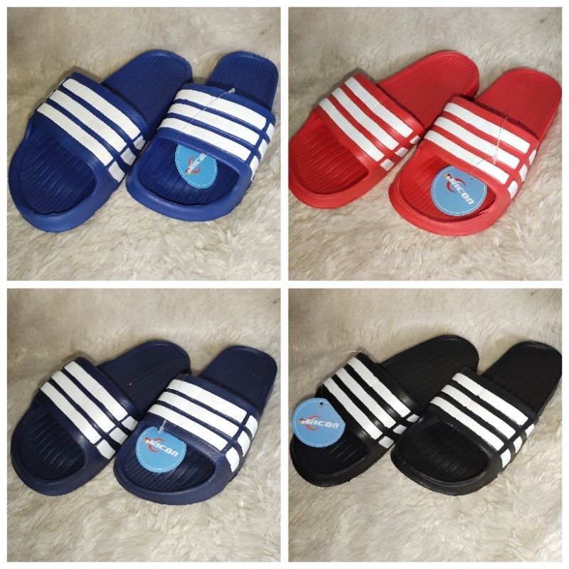 DIJAMIN BARANG ORI-SANDAL SLOP ADIDAS/SANDAL CASUAL MODEL SANTAI