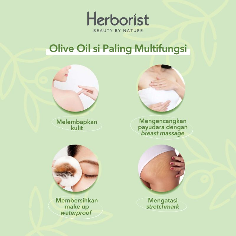 HERBORIST OLIVE OIL COLLAGEN - MINYAK ZAITUN Serbaguna