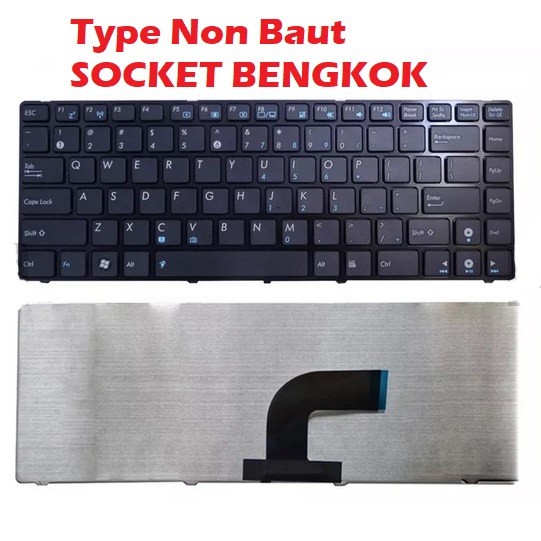 KEYBOARD ASUS A43 A43E A43U A43SJ K43 K43SJ X43U A44H NO BAUT DAN BAUT