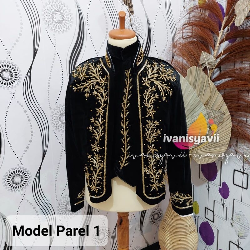 Beskap Pengantin / Beskap Bludru Payet - Model Parel 1