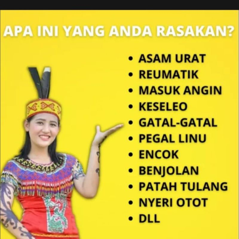 Minyak Urut Dayak 100% Asli Akar Kayu Terbaik Kalimantan Rajanya Minyak Urut Dayak Traditional