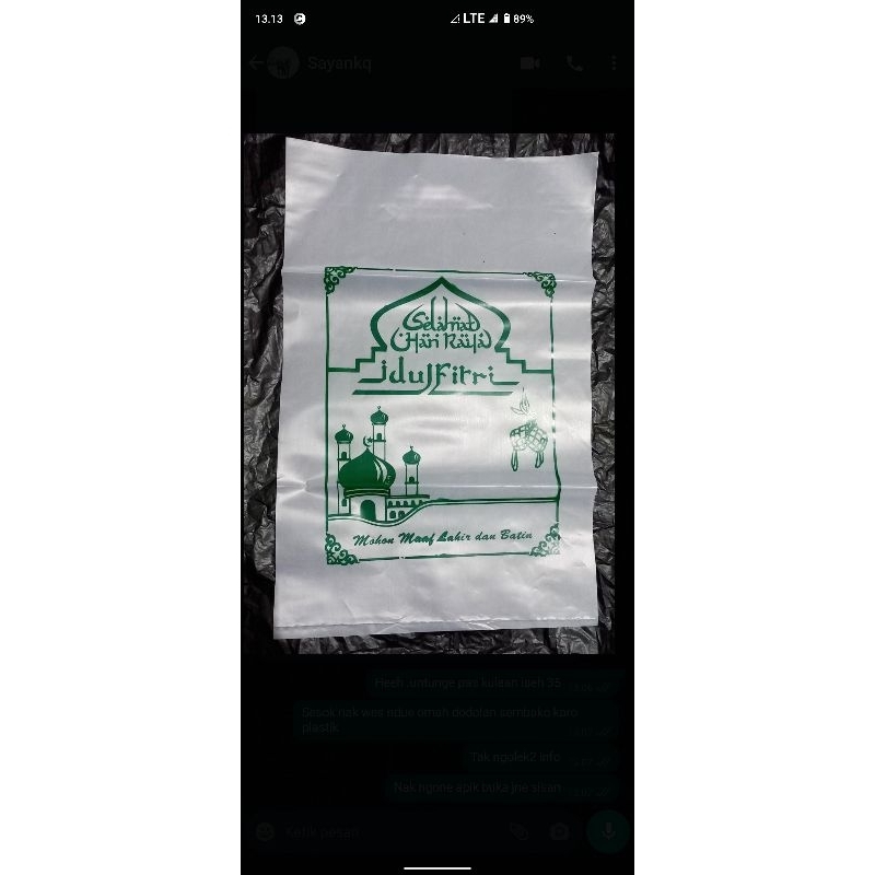 

plastik zakat idul fitri 1 pack