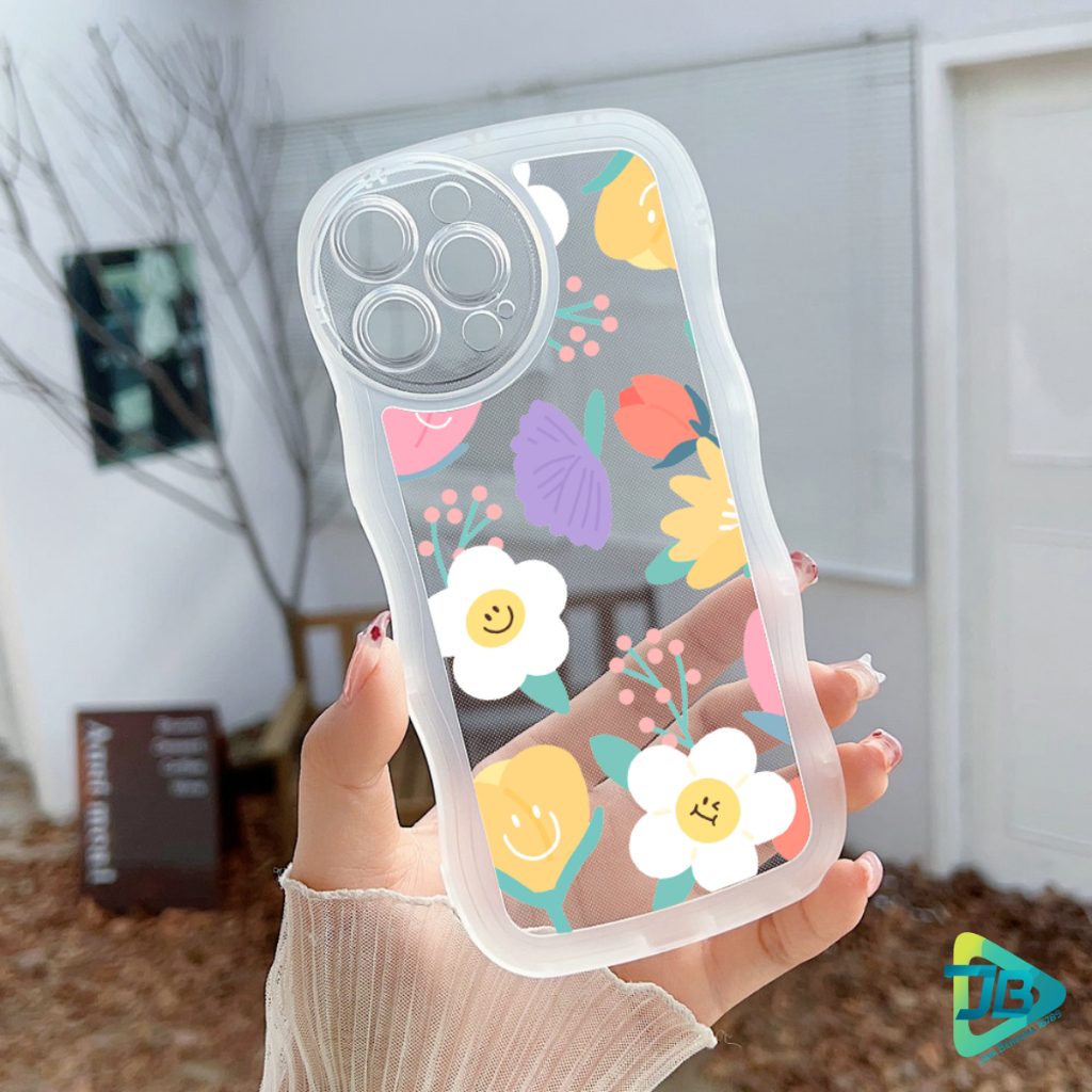 CUSTOM SOFTCASE WAVE GELOMBANG CLEAR CUSTOM GOOD LUCK FOR REALME C1 C2 5 5I C3 9 9I 10 C11 C12 C25 C15 C20 C21 C21Y C25Y C30 C31 C33 C35 NARZO 50I 50A PRIME JB8486