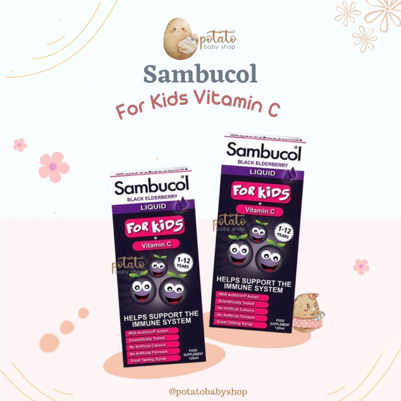 Sambucol - Kids Formula + Vitamin C Immune Support 120ml 1-12th