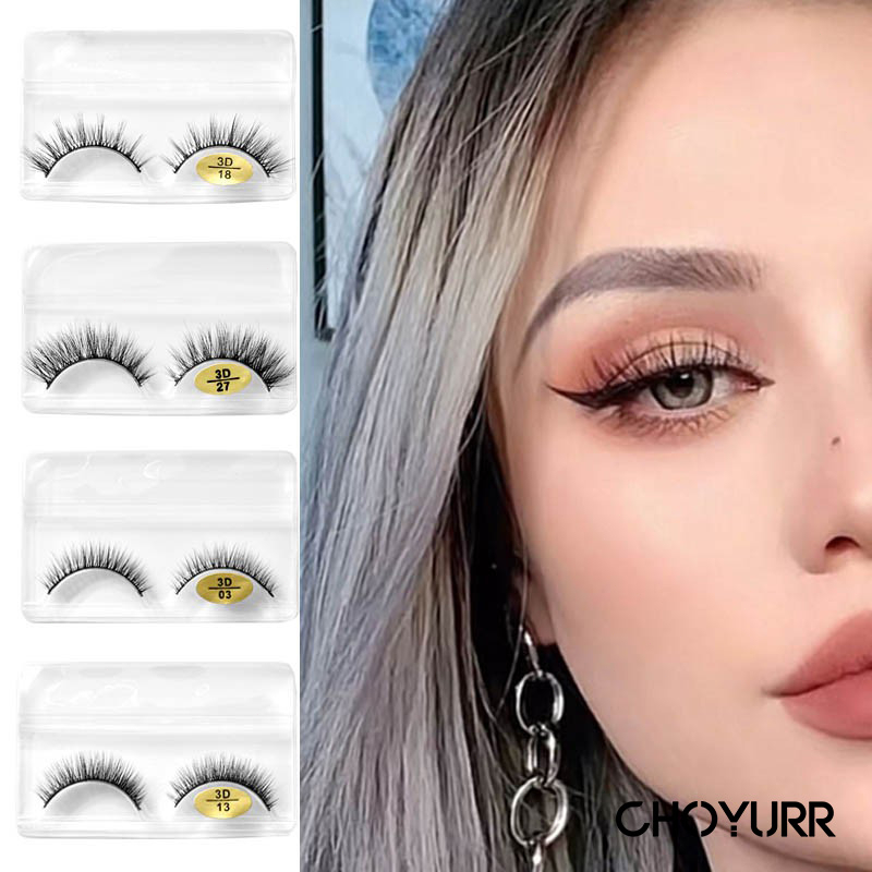 【COD】3D Bulu Mata Palsu Natural Fake Eyelash Handmade Premium -CH