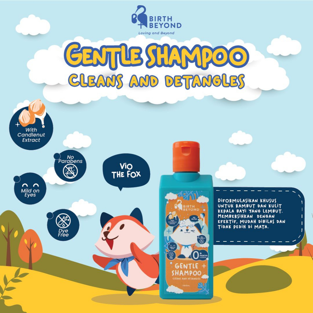 Birth Beyond Gentle Shampoo 100ml - Shampoo Anak