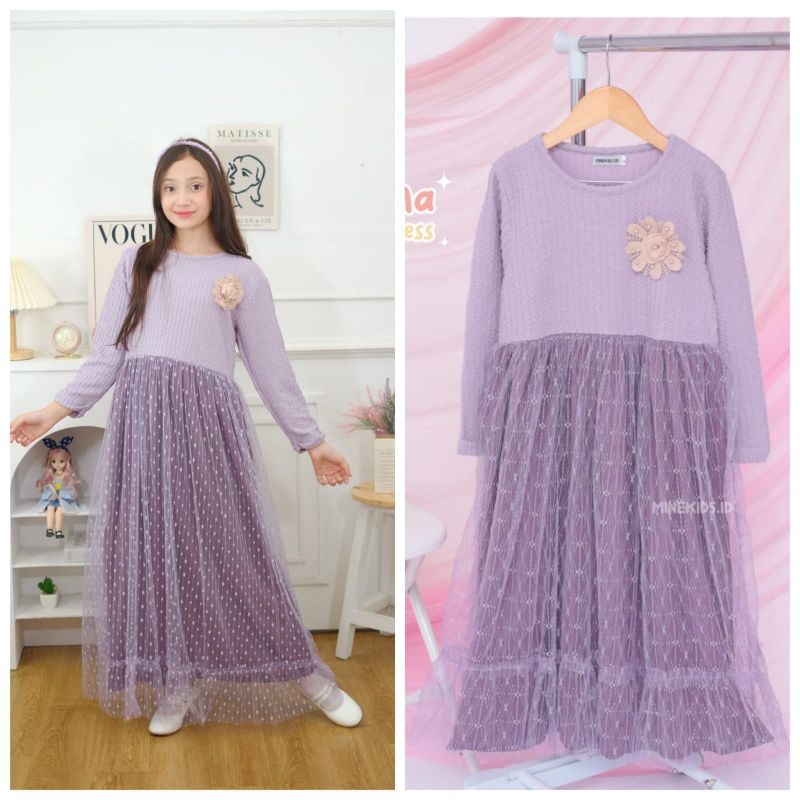 Zharina Dress by Minekids.id