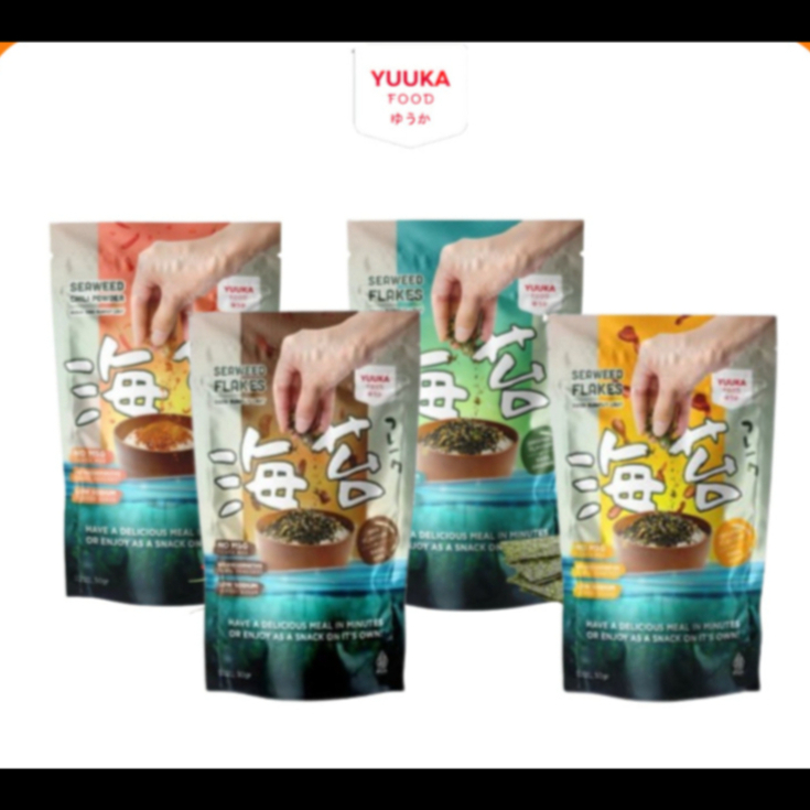 Yuuka Food Seaweed Flakes 50gr / Abon Rumput Laut