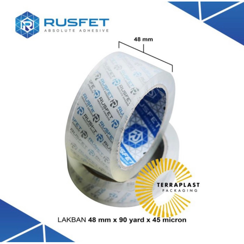 

LAKBAN BENING RUSFET 45UM x 48MM x 90YARD