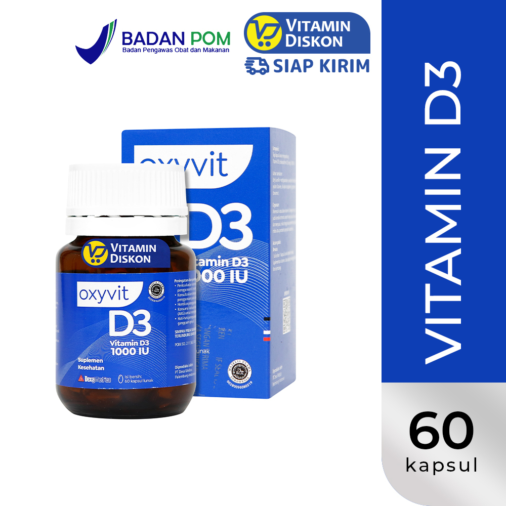 OXYVIT D3 1000 IU (BOX/60 SOFTGEL)