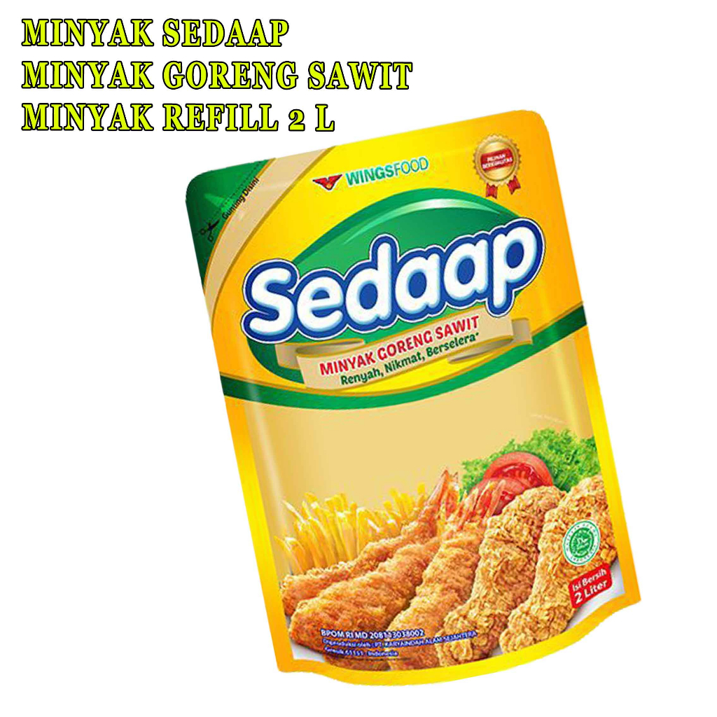 Minyak Goreng Sawit*Sedaap Minyak Goreng  Refill* 2lL