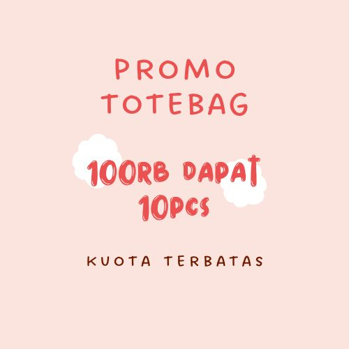 HANABI- totebag random 100K DAPAT 10pcs  tas totebag