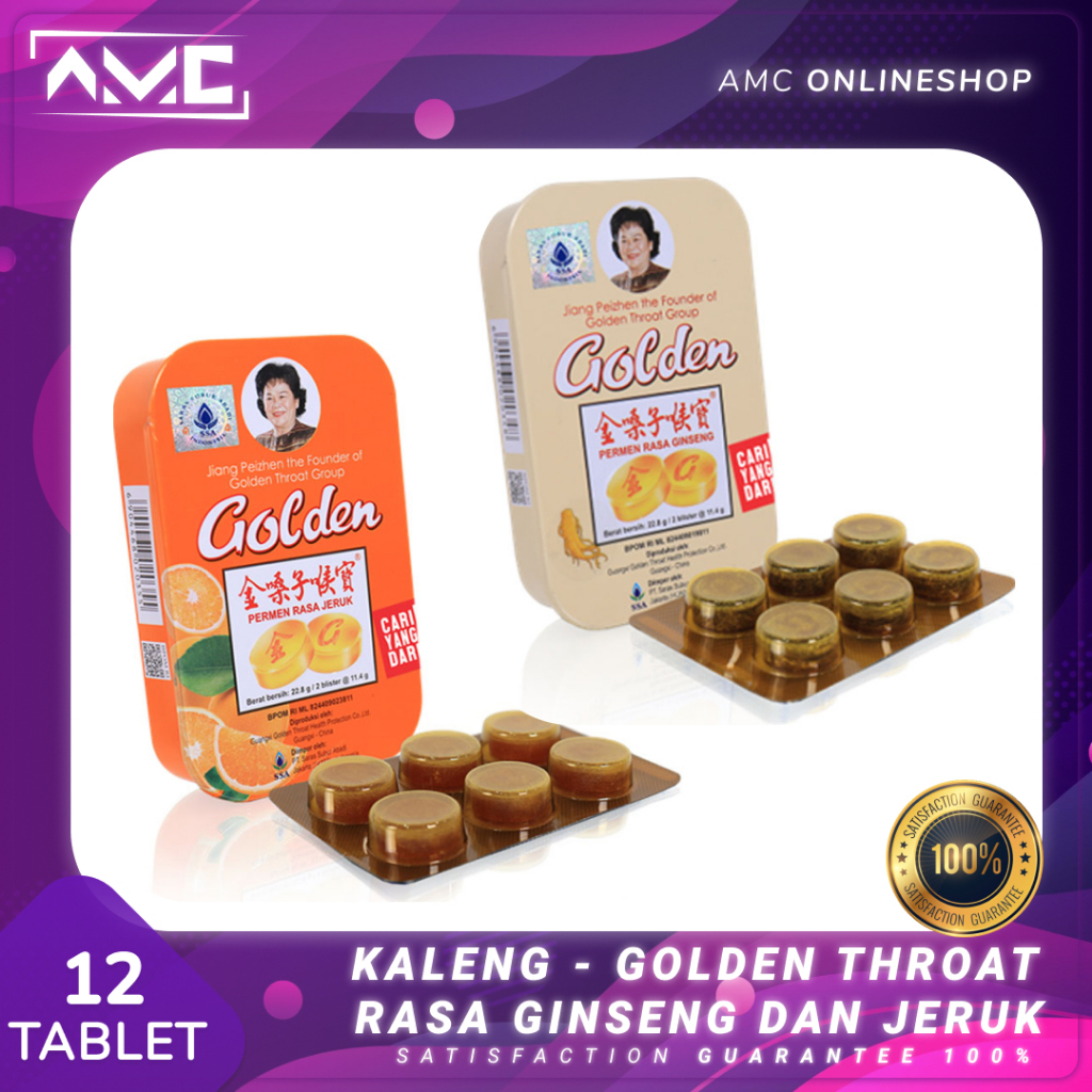 

KALENG - Golden Throat Lozenges SSA - Permen Pelega Tenggorokan