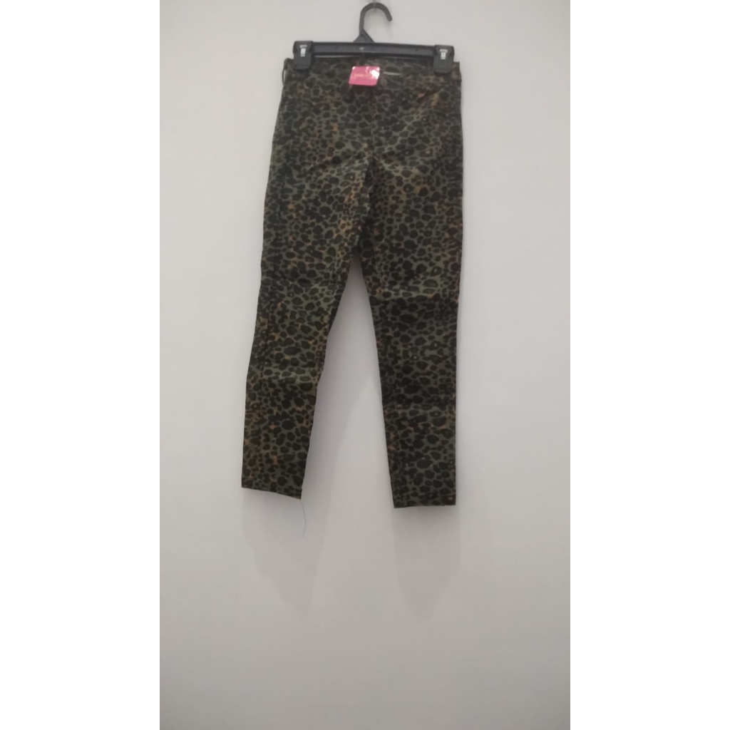 Celana panjang jeans korea bermerek bermotif branded original