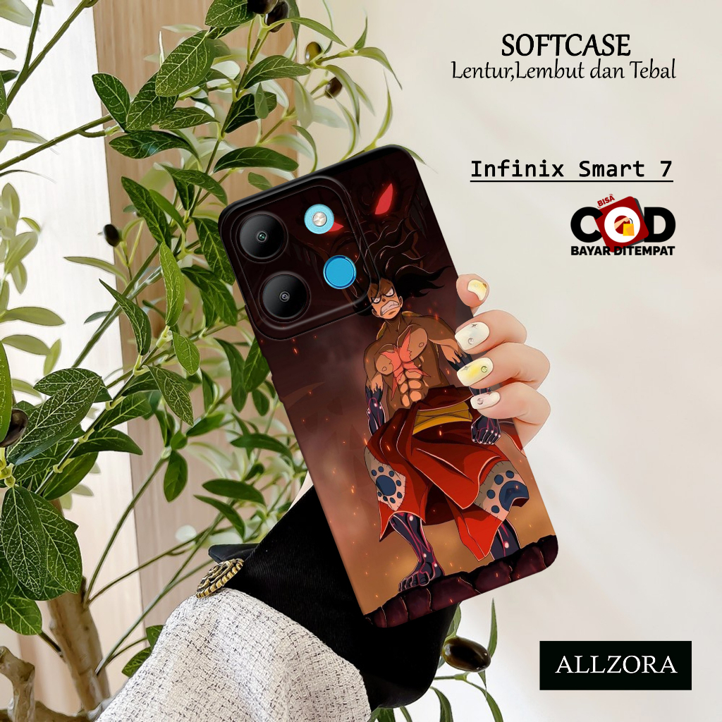 ALLZORA - Soft Case Infinix Smart 7 Terbaru - Fashion Case ANIME - Casing hp Infinix Smart 7 - Smart