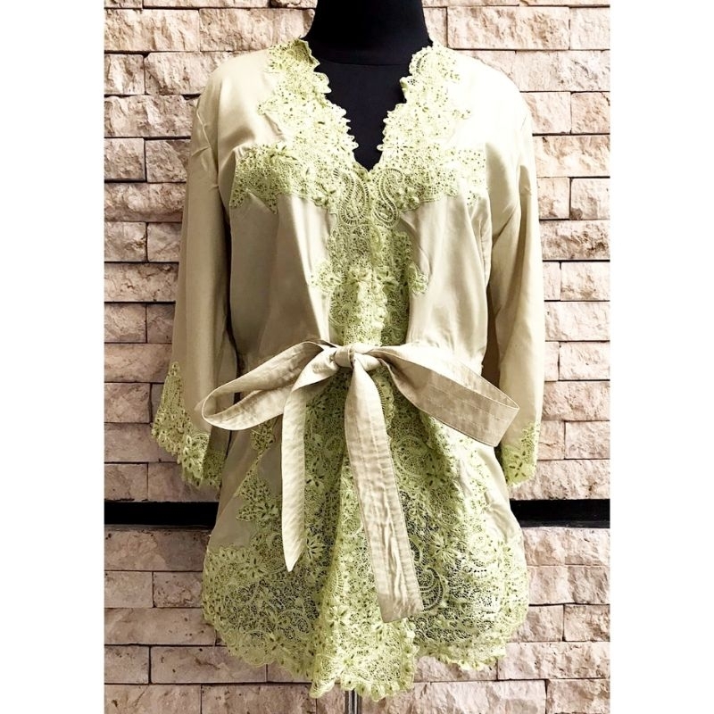 SALE EX BUTIK KEBAYA ENCIM LIST BROCADE WOMAN - ATASAN KEBAYA MODERN BROKAT WANITA