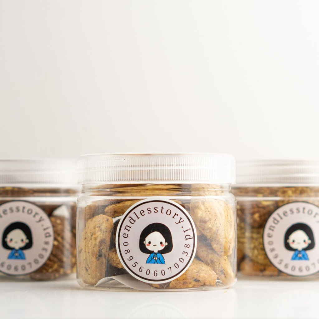 

Endlesstory - Oat Triplets - Oatmeal Cookies Kue Kering Cemilan Sehat