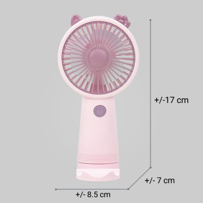 KIPAS ANGIN GENGGAM PORTABLE-Hand Mini Fan Rechargeable⭐MrLion⭐