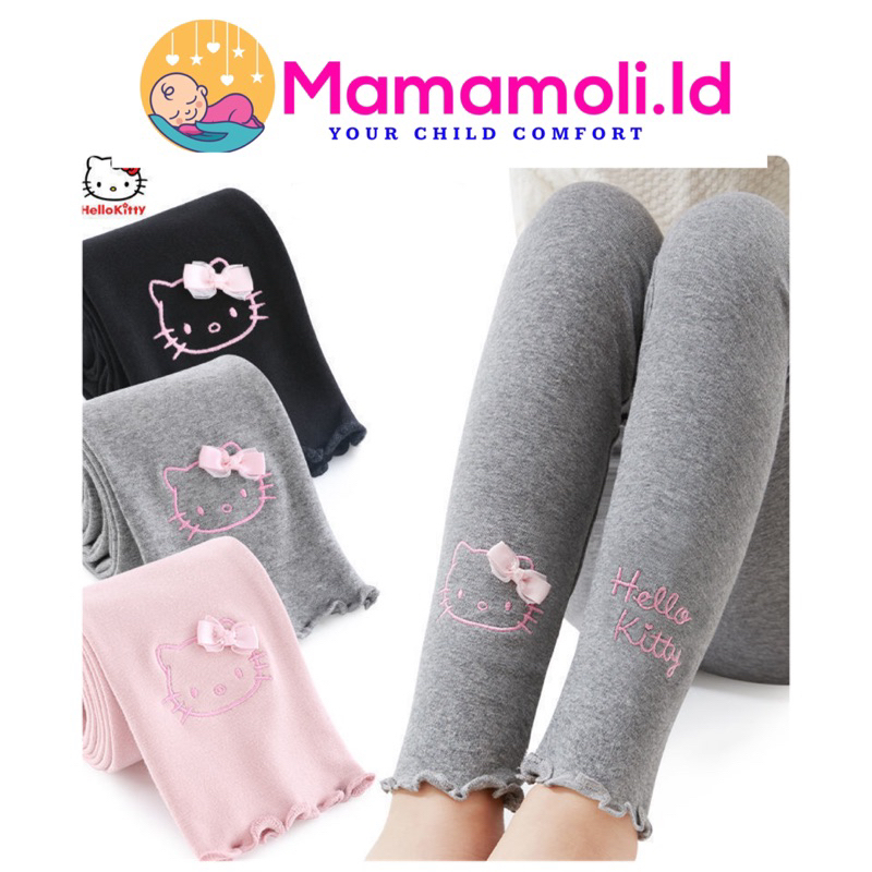 Celana Panjang Legging Anak Perempuan Cewek Motif Hello Kitty / Bawahan Baju Anak Perempuan Cewek / Celana Panjang Anak Cewek