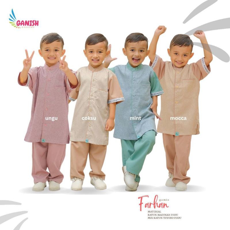 ready siap kirim koko anak farhan/sarimbit keluarga by A2kids