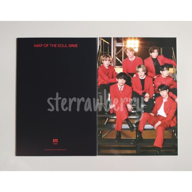 POSTCARD BOOK MOTS ONE ON:E GROUP BTS OT7 + UNIT TAEJINSOPE