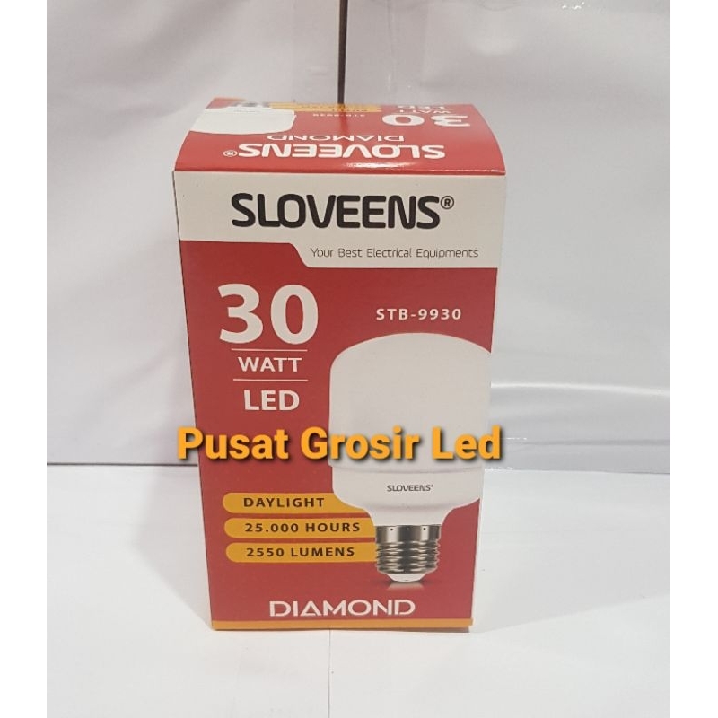 Lampu Led Sloveens Diamond 30w 30 Watt Cahaya Putih