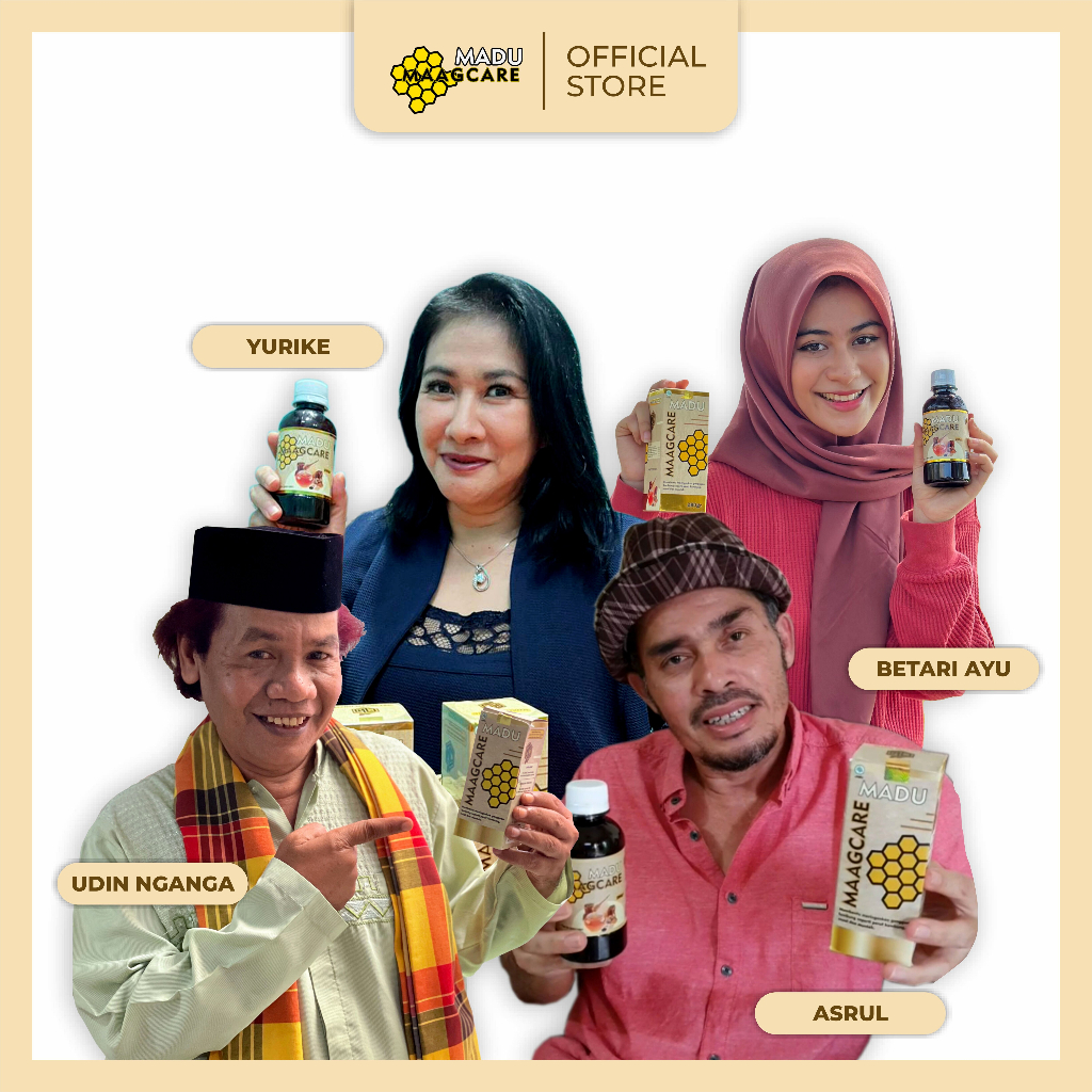 Maagcare [Paket 2 Botol] - Madu Maag Kronis Gerd Asam Lambung Tukak Lambung HALAL BPOM