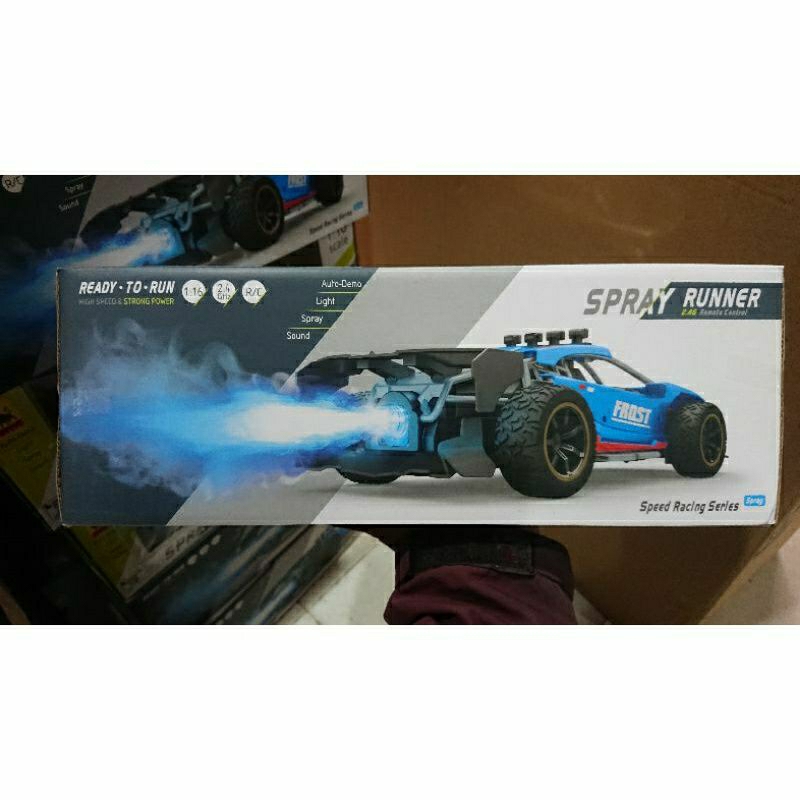 MOBIL REMOT DRIFT RANCING SPRAY RUNNER SKALA 1:16 MOBIL REMOT DRIFT RANCING