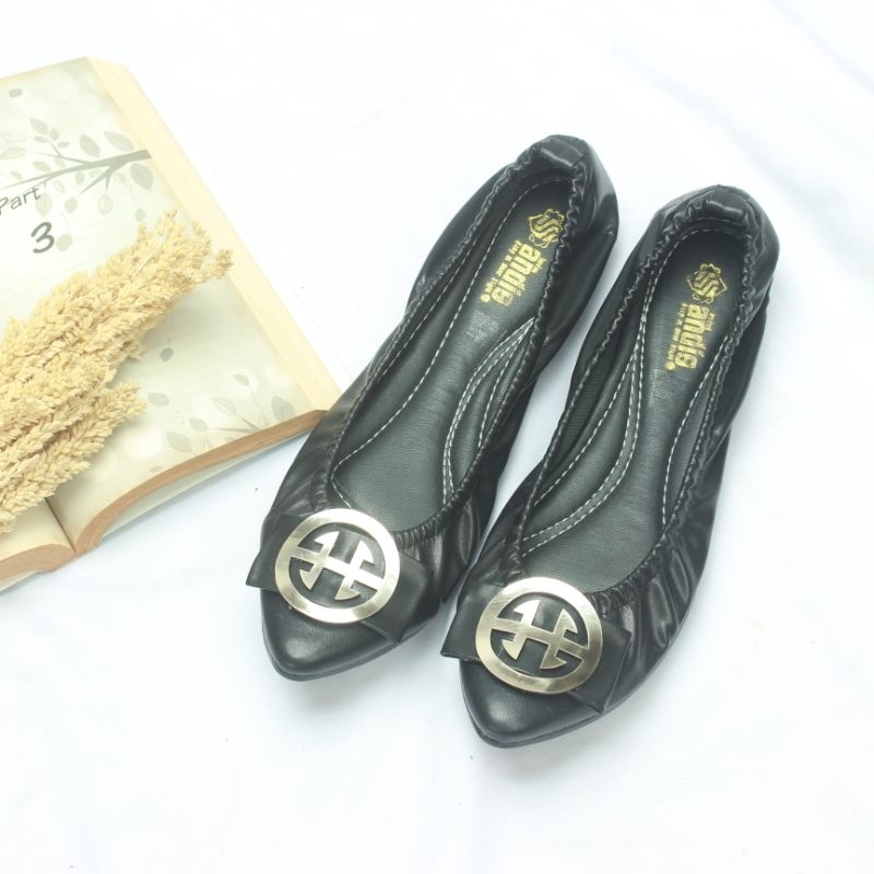 Sepatu Flatshoes Wanita Ballerina Flat Shoes Andis AN08