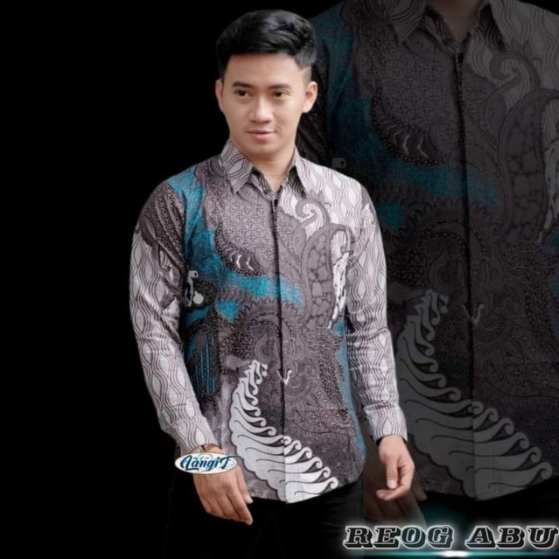 KEMEJA BATIK PRIA UKURAN STANDAR&amp;BIGSIZE LENGAN PANJANG M-XL6