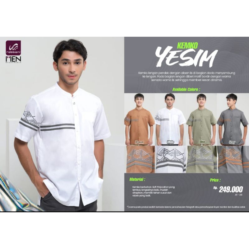 kemko rabbani putih lengan pendek terbaru 2023