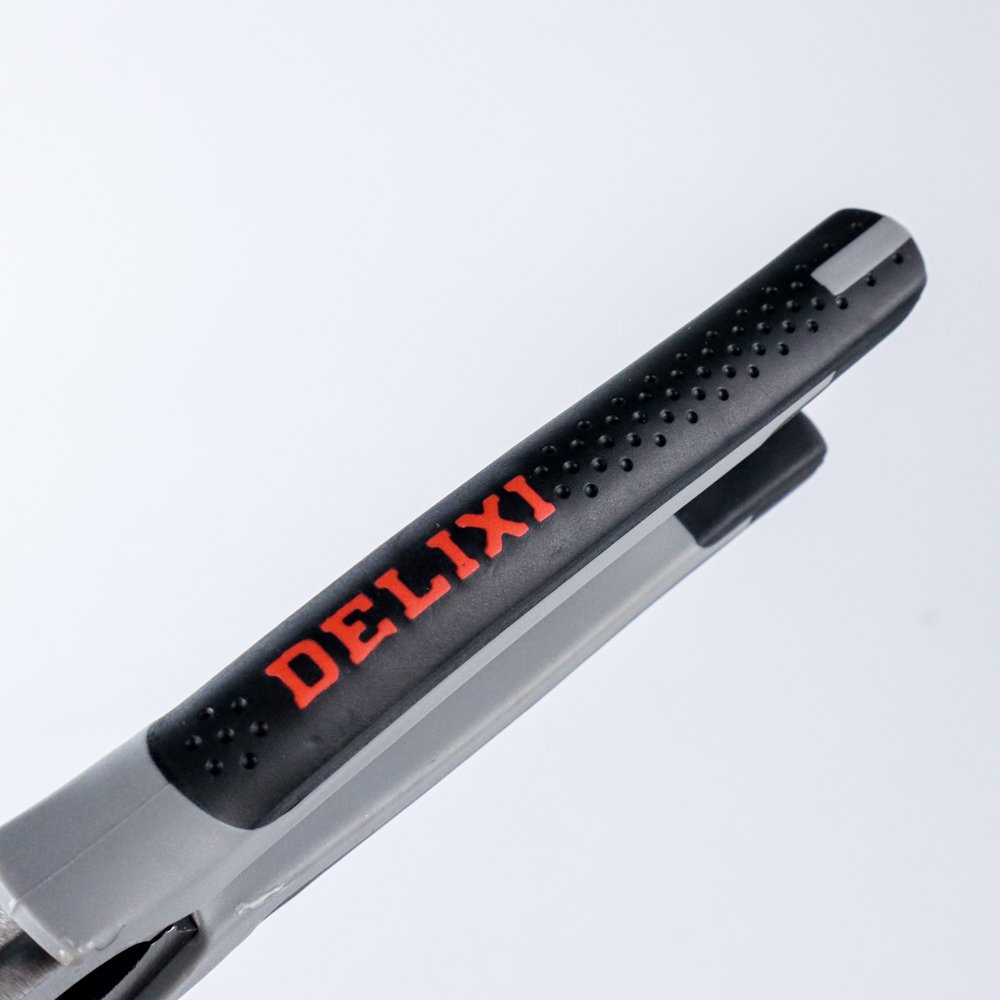 DELIXI Tang Pemotong Kawat CRV Multifungsi Needle Plier 9 inch - 2107 - Gray